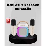 Taşınabilir Karaoke Hoparlör Bluetooth 5.0 Ve Çift Mikrofonlu Mir54988250