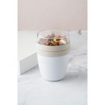 Taşınabilir Kaşıklı Yoğurt Kabı - 700 ML Pratik Yemek Bardağı Saklama Kabı