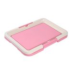 Taşınabilir Köpek Tuvaleti Kapalı Sistem (47x34 cm) – Köpek Eğitim Tuvaleti, Ped Tutuculu Lazımlık, Küçük Köpek ve Kediler İçin, Kolay Temizlenir, Sıçrama Önleyici