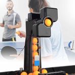 Taşınabilir Masa Tenisi Robotu, Otomatik Ping Pong Robot Top Makinesi, 9 Farklı Spin Topu Ayarı, Eğitim Takımı, Spor Salonu, Aile Bahçesi İçin Top Fırlatma Makinesi