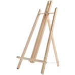 Taşınabilir Masif Ahşap Tripod Şövale - Katlanabilir Eskiz Ekran ve Boyama Rafı Sanatçılar için Hafif Masa Şövale Ev ve Stüdyo Kullanımı için