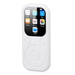 Taşınabilir MP3 Çalar, 128 GB HiFi Hoparlör Ses Kaydedici Müzik Çalar, 2 inç Ekran, Takvim, Kronometre, Çalar Saat, FM Radyo, Beyaz (Küçük Hafıza Kartı Olmadan)