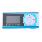 Taşınabilir MP3 Müzik Çalar Metal MP3 Çalar Ekran Işık Destekli TF Hafıza Kartı MP3/WMA Ses Formatı Mavi