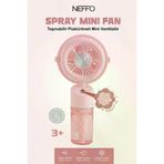 Taşınabilir Püskürtmeli Mini Fan Vantilatör 3 Kademeli Güçlü Sprey Fan Serinletici
