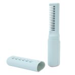 Taşınabilir Saç Düzleştirme Fırçası, Mini Şarj Edilebilir Saç Düzleştirici 2000 MAh Naylon 3 Ayarlanabilir Sıcaklık Seyahat Için Haşlanma Önleyici (BLUE)