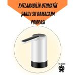 Taşınabilir Şarjlı Damacana Su Pompası Hijyenik Tasarım Mir93620207