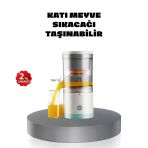 Taşınabilir Şarjlı Katı Meyve Sıkacağı – 45W Güç, 18000 Rpm Hız, 400 Ml Kapasite Mir95313777