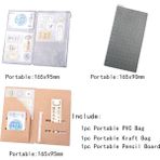 Taşınabilir Set Fromthenon Tn El Defter Saklama Çantası Su Geçirmez Kanvas Fermuarlı Çanta Seyahat Not Defteri Fatura Kart Yuvası Gezginler Planlayıcısı Dergisi (Yurt Dışından) - Renkli - Notebooks