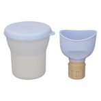 Taşınabilir Seyahat Urinals, Urinal Lazımlık Acil Durum Tuvalet Bebek Çocuk Çiş Kupası, Erkek İdrar Çiş Şişeler Dökülme Kanıtı, Araba Seyahat Kampı Açık Hava Kullanımı (BLUE)