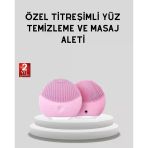 Taşınabilir Silikon Masaj Aleti – Derin Temizlik, Yüz Ve El Kullanımına