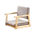 Taşınabilir yer sandalyesi, masif ahşaptan küçük zemin sandalyesi, ergonomik sırtlık ve kolçaklı, zemin Lazy sandalye, Tatami zemin koltuğu, zemin meditasyon sandalyesi, zemin oturağı, ev ve