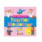 Taşıtlar Meslekler - Eğitici Eğlenceli Boyama - Bıcırık Yayınları