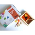 Taşıtlar Temalı Duyusal Oyun Seti - Montessori Oyuncak (ÇOCUK DOSTU, DOĞAL IÇERİKLİ OYUNCAK) - TURUNCU