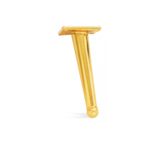 Taşkın Aksesuar Bone X Metal Ayak 25cm Altın Koltuk Puf Dolap Tv Ünite Modern Mobilya Ayağı Komidin Konsol Gold