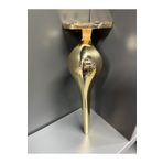 Taşkın Aksesuar Kaşık Metal Ayak 16cm Altın Renk Koltuk Puf Sehpa Tv Ünite Dolap Komidin Modern Mobilya Ayağı Gold