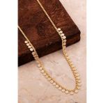 Taşlı Altın Kaplama Gümüş Choker Kolye 7946