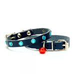 Taşlı Kedi Ve Yavru Köpek Tasması 1*23 Cm Medium