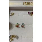 TAŞLI KİRAZ TASARIM TRAGUS HELİX PEARSİNG KIKIRDAK KÜPE