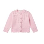 Taşlı Kız Çocuk Hırka, PEMBE, 1 YAŞ