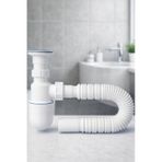 Taslı Lavabo Sifonu Gideri Borusu Körüklü Sökülebilir Hazneli Mutfak Banyo Eviye Pis Su Plastik Diğer