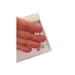 TAŞLI MİNİMAL KELEBEK TRAGUS HELİX KIKIRDAK KÜPE PEARSİNG
