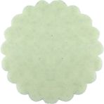 Taşlı Organze Hazır Kesilmiş Tül 18 Cm - 100 Adet Krem