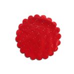 Taşlı Organze Hazır Kesilmiş Tül 24 Cm - 100 Adet Kırmızı