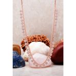 Taşlı Rose Gümüş Choker Kolye 7224