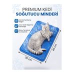 Tasma Market 30x40 cm Kendinden Soğutmalı Kedi Minderi Jel Teknolojili Serinletici Mat