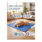 Tasma Market 50x65 cm Kendinden Soğutmalı Köpek Minderi Jel Teknolojili Serinletici Mat