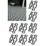 Taşmatik Bahçe Taş Kalıbı Parke Taşı Kalıp Zemin Kaplama Kalıbı 49x49 cm 8 Adet