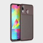 Tasopay Huawei Y7 Prime 2019 Uyumlu Kılıf Karbon Dizayn Special Seri - Kahverengi
