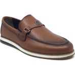 Taşpınar %100 Deri Tokalı Erkek Yazlık Rahat Günlük Mokasen Loafer Klasik Yeni Sezon 1. Sınıf Ayakkabı 40-44 - Taba