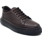 Taşpınar %100 Gerçek Deri Erkek Yazlık Ortopedik Casual Rahat Günlük Yeni Sezon Sneaker Ayakkabı 40-44 - Kahverengi
