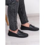 Taşpınar %100 Hakiki Deri Erkek Casual Yazlık Ortopedik Rahat Hafif Günlük Loafer Ayakkabı 40-44 - 0 - Siyah