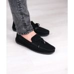Taşpınar %100 Hakiki Deri Erkek Casual Yazlık Ortopedik Rahat Hafif Günlük Loafer Ayakkabı 40-44 - 00 - Siyah