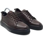Taşpınar %100 Hakiki Deri Erkek Yazlık Ortopedik Rahat Günlük Yeni Sezon Sneaker Ayakkabı 40-44 - Kahverengi