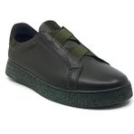 Taşpınar Ayakkabı Catelli %100 Deri Tam Ortopedik Yumuşak Iç Taban Erkek Kışlık Rahat Günlük Lastikli Sneaker Ayakkabı 40-44 - Haki