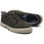 Taşpınar Ayakkabı Taşpınar 5600 %100 Nubuk Deri Ortopedik Erkek Yazlık Rahat Günlük Spor Sneaker Yeni Sezon Akıllı Bağcıklı Ayakkabı 40-44 - 02-Haki