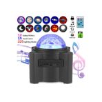 Tastech 12 Uzay Desenli 15 Bulut LED'li Projeksiyon Lambası, Dahili Müzik Çalar, LED Gökyüzü Gece Lambası, Bluetooth Hoparlör Projeksiyon Lambası, Uzaktan Kumanda, USB Sahne Yıldız Projeksiyon Lambası