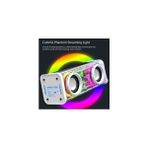 Tastech Bluetooth Hoparlör Tws Özellikli 2X5W LED Işıklı Fm Radyo USB Sd Kart Giriş Kablosuz Şarjlı Speaker - Beyaz
