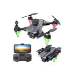 Tastech C19S AERIAL DRONE Çift Kamera Yedek Bataryalı Quadcopter Led Işıklı Uzaktan Kumandalı App Destekli