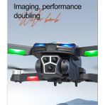 Tastech Çift Kamera ve Katlanabilir Uzaktan Kumandalı Drone App Destekli Quadcopter Modeli Tek Tuş ile İniş - Siyah