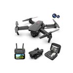 Tastech E88 DRONE 4K HD ÇİFT KAMERALI DRONE APP KONTROL WİFİ Lİ KATLANABİLİR QUATCOPTER X3 BATARYA Uyumlu