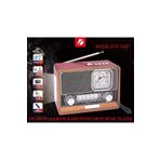 Tastech ŞARJLI NOSTALJİK RADYO FM SD KART USB GİRİŞLİ BLUETOOTH LU AHŞAP GÖRÜNÜMLÜ FENERLİ RADİO