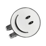 Tasteful 6xwhite Gülümseme Ball Marker Şapka Klipli Golf Aksesuarları 6 Adet (Yurt Dışından)