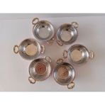 TAT Metal Bakır Sunumluk - Çerezlik Kase. - 6 cm