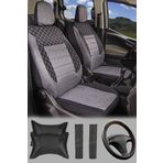 Tata Indica, Marina, Vista, Indigo, Manza Uymlu Gofrajli Oto Koltuk Kilifi Seti Boyun Y