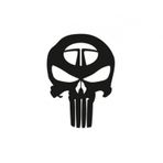 Tata Kuru Kafa Punisher Araba Sticker Yapıştırma