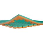 Tatami Minderi 1 Adet 100X100 26MM - Çok Renkli